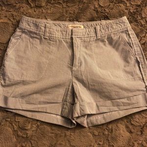 Banana republic Martin fit Navy/White short Size 8